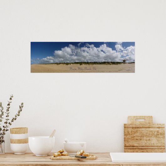 Poster 90 Miles Beach, Victoria (Cuisine)