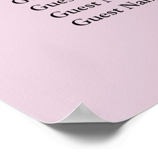 Poster 90 Plat de Mariage simple violet (Coin)