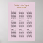Poster 90 Plat de Mariage simple violet (Devant)