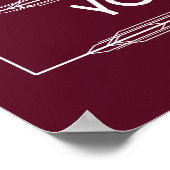 Poster 90e Anniversaire Mondes Meilleur Fabuleux Rouge fo (Coin)