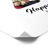 Poster 90e anniversaire Numéro 90 Collage photo Anniversa (Coin)