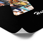 Poster 90e anniversaire Numéro 90 photo Collage Cadeau (Coin)