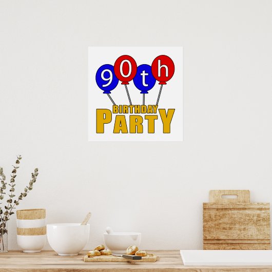 Poster 90ème anniversaire de présentation (Cuisine)