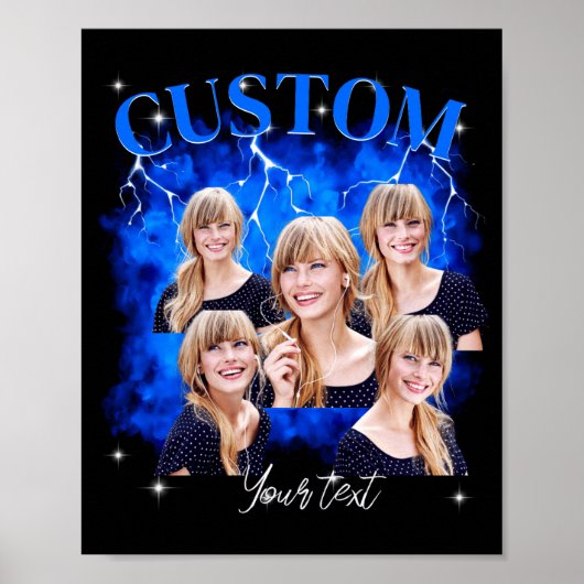 Poster 90s Bootleg Rap Tee Photo  (Devant)