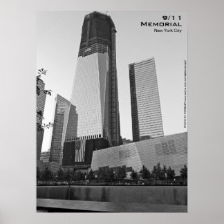 Poster 911 Memorial NYC 18x24 BW8