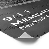 Poster 911 Memorial NYC 24x18 BW4 (Coin)