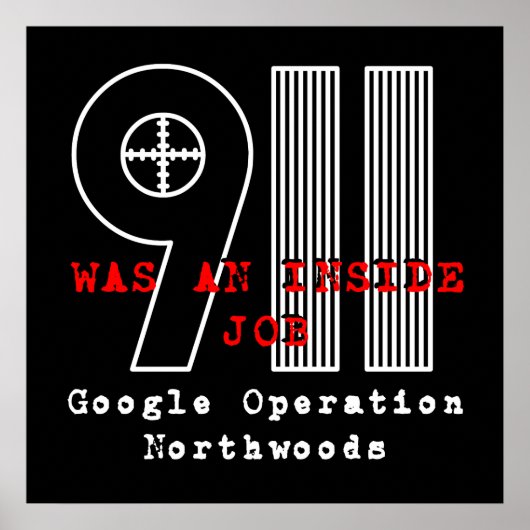 Poster 911 Northwoods (Devant)