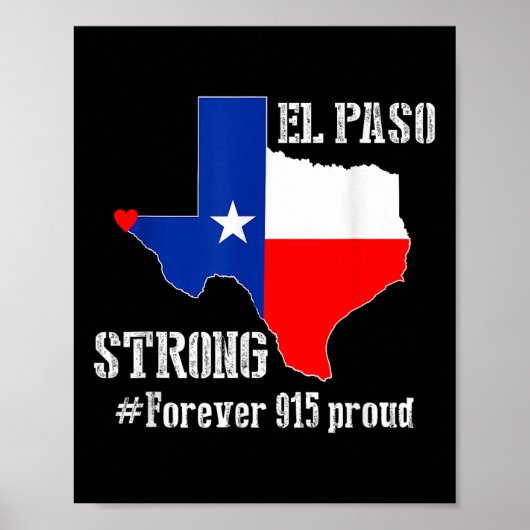 Poster 915 Fier El Paso Chemise forte (Devant)