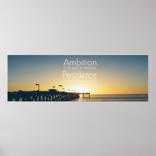 Poster 91,44 cm x 30,48 cm, source d'inspiration Quota Po