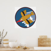 Poster 91e Groupe de Bombardment USAAF Style propre (Cuisine)