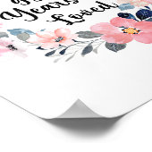 Poster 95 Ans Aimés 95e Anniversaire Floral 95 Anniversai (Coin)