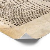 Poster 95 Thèses de Martin Luther : Réforme protestante (Coin)