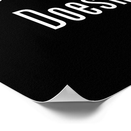 Poster 96% De Notre Univers Est Composé De Ne Pas Importe (Coin)