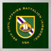 Poster 96th CA Bn - Airborne (Devant)