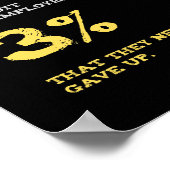 Poster 97 % des personnes qui quittent le marché du trava (Coin)