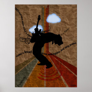 Poster 98:4 joyeux de psaume de bruit