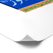 Poster 99 Excellents noms d'ALLAH -avec le texte turc- (Coin)