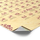 Poster 99 Noms d'Allah (Coin)