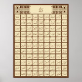 Poster 99 Noms d'Allah (Devant)