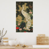 Poster 9. 老 松 孔 雀 図, 冲 Vieux Pin et Pacock, Jakuchu, 若 (Cuisine)