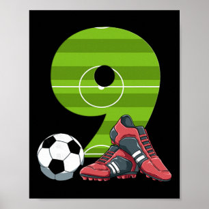Poster 9 Anniversaire Football Premier Anniversaire Footb