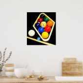 POSTER 9 BILLIARDS DE BALLES (Cuisine)