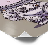 Poster 9 Chibi Astronaut Kittens Space Crew (Coin)