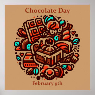 Poster 9 février - Journée du chocolat