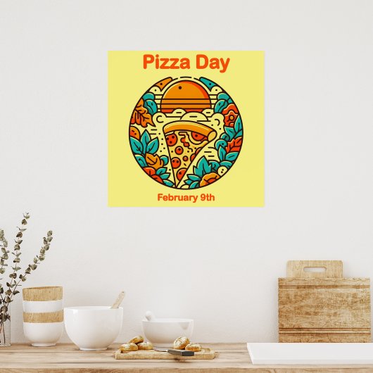 Poster 9 février - Pizza Day (Cuisine)