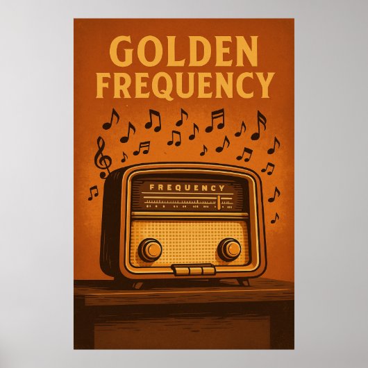 Poster 9, Gouden Frequentie,  (Voorkant)