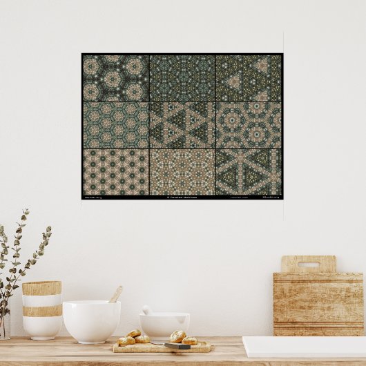 Poster 9 Matrices connexes (Cuisine)