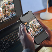 Poster 9 photo collage modèle diplômé