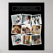 Poster 9 Photo Famille Collage (Devant)