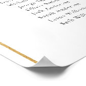 Poster 9 Tables Arche Or Trouvez Votre Siège Carte De Siè (Coin)