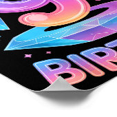 Poster 9 Years Old Bday K-p Kids 9th Birthday Girls Kp Bi (Coin)