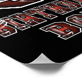 Poster 9e anniversaire garçon 9 ans de football Lover thè (Coin)