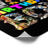 Poster 9e anniversaire Garçon Italien Brainrot pour enfan (Coin)