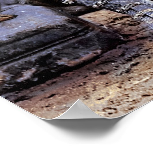 Poster 9e Technicien de division blindée, France, 1945 (Coin)