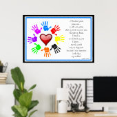 Poster A0001.I Fabriqué une différence.Poster.2 (Bureau à domicile)