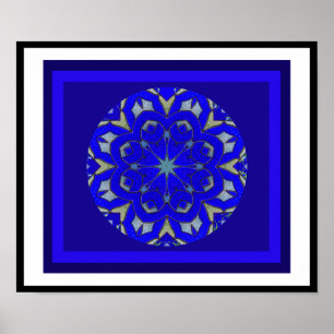 Poster A05 Celtic Knot Kaleidoscopic - Irish Blessing.6