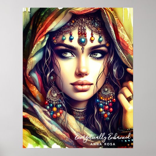 Poster *~* A100 Psychic Boho Gypsy Fortune Teller 4 (Devant)