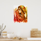 Poster *~* A100 Psychic Boho Gypsy Fortune Teller 8 (Cuisine)