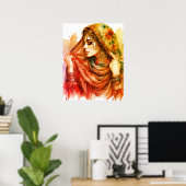 Poster *~* A100 Psychic Boho Gypsy Fortune Teller 8 (Bureau à domicile)