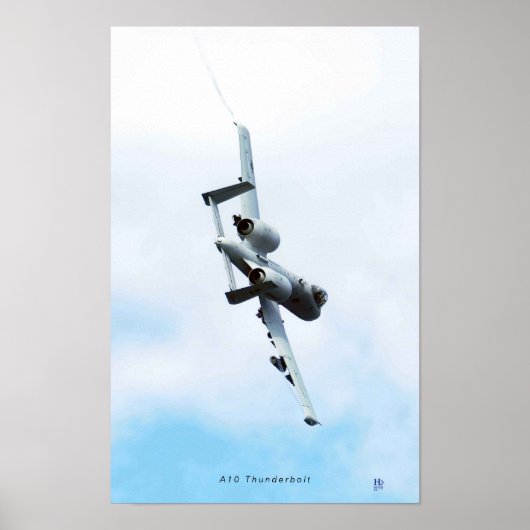 Poster A10 Thunderbolt Warthog (Devant)