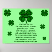 Poster A30 Kaleidoscopic Celtic - Irish Blessing 5 (Devant)