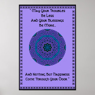 Poster A37 Celtic Knot Kaleidoscopic Mandala.6