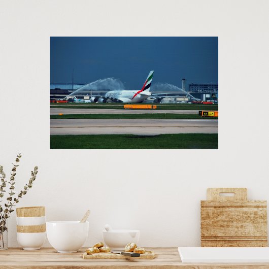 Poster A380 Manchester (Cuisine)