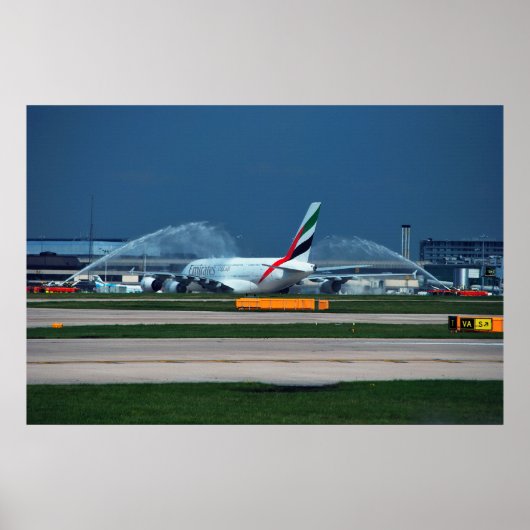 Poster A380 Manchester (Devant)