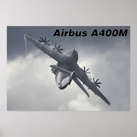 Poster A400M en action (Devant)