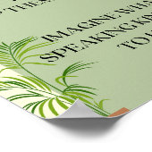 Poster A4 Parlez gentiment aux Plantes (Coin)